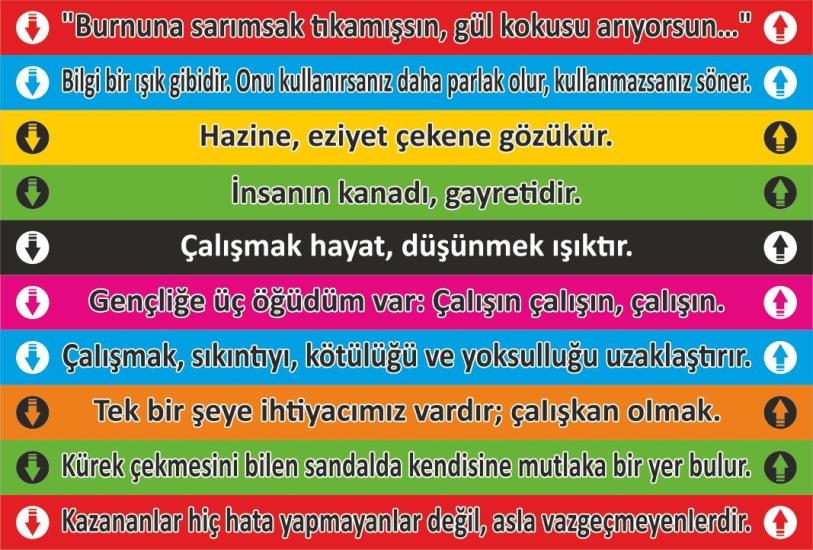 Merdiven Yazısı 12 (Laminasyonlu)