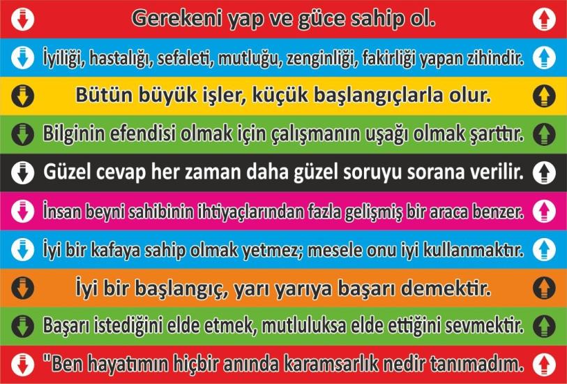 Merdiven Yazısı 18 (Laminasyonlu)