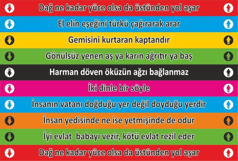 Merdiven Yazısı 21 (Laminasyonlu)
