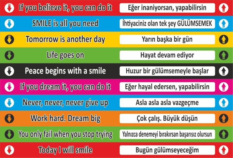 Merdiven Yazısı 27 (Laminasyonlu)