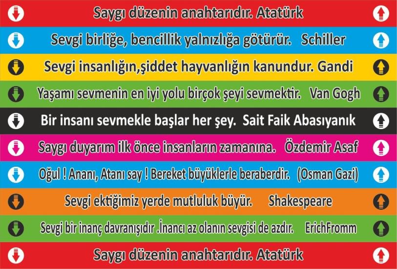 Merdiven Yazısı 31 (Laminasyonlu)