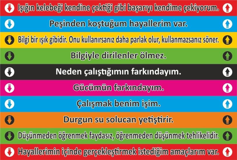 Merdiven Yazısı 05 (Laminasyonlu)
