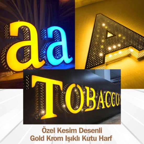 Özel Kesimli Işıklı Kutu Harf Tabela